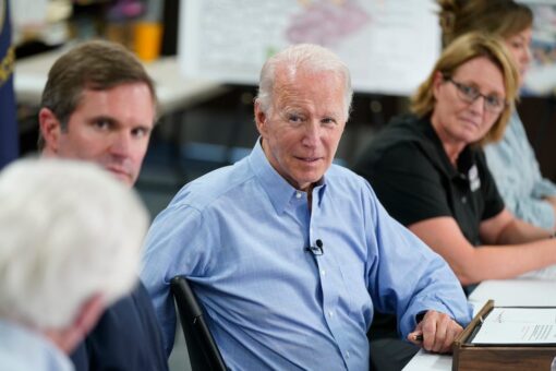 Biden decries ‘heartbreaking’ Kentucky flood devastation, links it to climate change