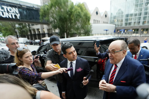 Rudy Giuliani arrives at Georgia courthouse for ordered testimony in Trump criminal probe