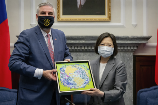 Indiana Republican Governor Eric Holcomb leads latest US delegation to Taiwan