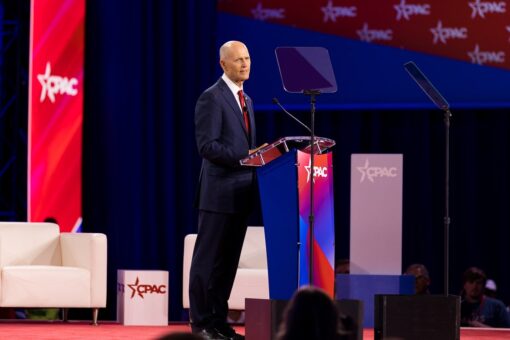 Senate GOP re-election committee chair Scott spotlights fundraising in Republican push to win back majority