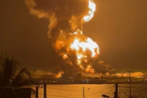 Video shows massive fireball rising out of stricken Cuban oil storage facility