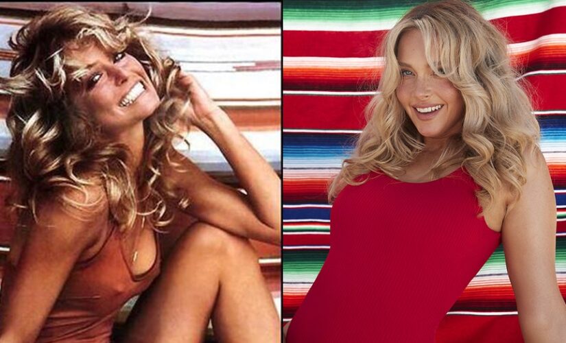 SI Swim model Camille Kostek channels Farrah Fawcett in sizzling Swimsuits For All shoot: ‘Icon’