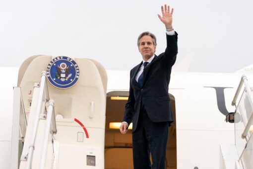 Blinken flies into ‘superpower’ battleground in Africa