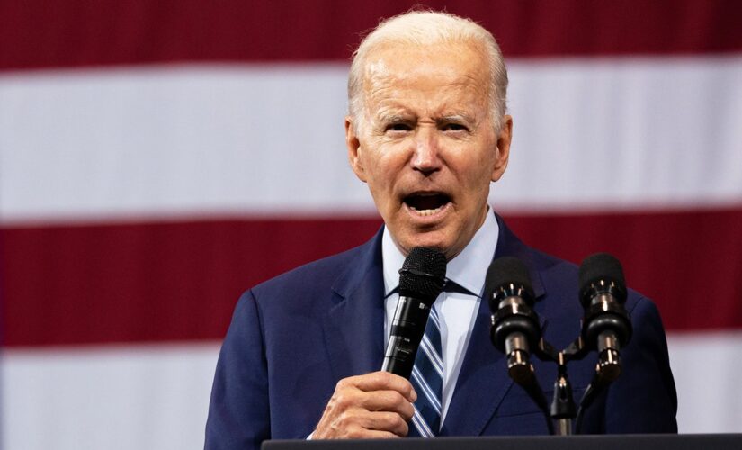 Biden touts support for law enforcement in fiery speech, glosses over Democrats who wanted to defund police