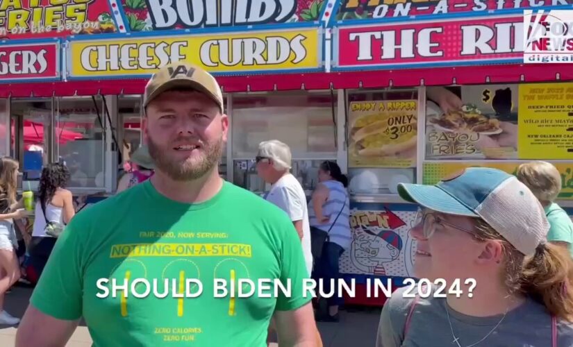 Iowa state fair attendees say Biden ‘too old’ to run in 2024, motivated to vote by high inflation