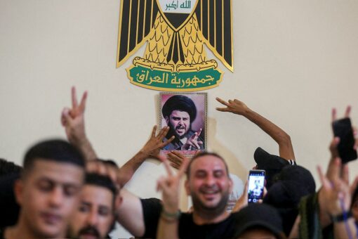 Iraqi protesters storm government palace after cleric Moqtada al-Sadr quits politics