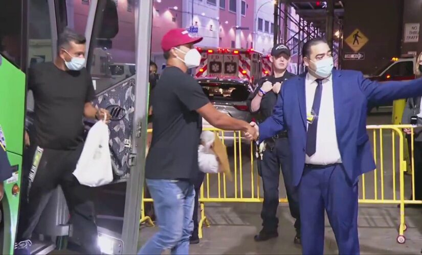 5 more migrant buses from Texas arrive in NYC as Abbott calls out Adams’ ‘hypocrisy’