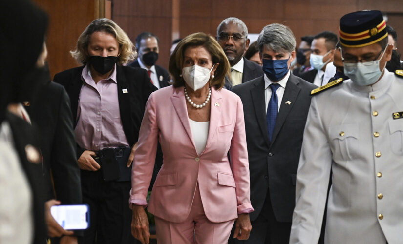 Nancy Pelosi lands in Taiwan amid Chinese threats, military activity