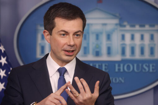 Buttigieg emphasizes inflation alleviation and new flight procedures while promoting new grant