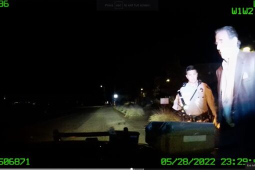 Top 5 key moments from Paul Pelosi DUI dashcam video: ‘He’s constantly grabbing onto the patrol car’