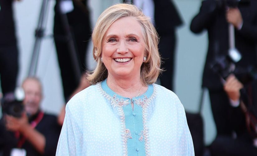 Hillary Clinton makes rare red carpet appearance for ‘White Noise’ premiere at Venice Film Festival