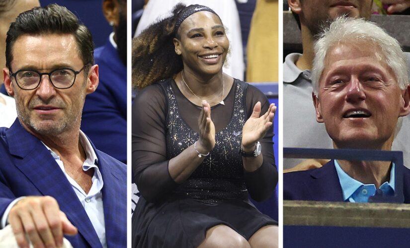 US Open 2022: Serena Williams gains support from Hugh Jackman, Bill Clinton and more in star-studded match