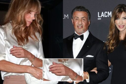 Sylvester Stallone’s wife, Jennifer Flavin, spotted without ring before divorce filing