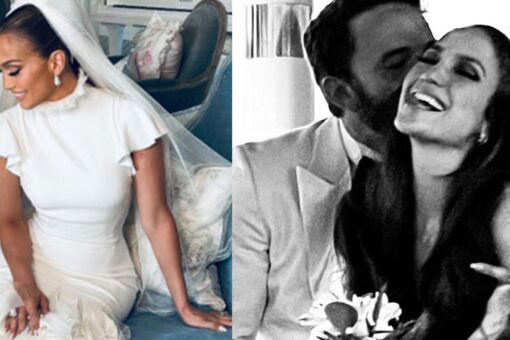 Jennifer Lopez wore three wedding dresses to marry Ben Affleck: A behind-the-scenes look at the stunning gowns