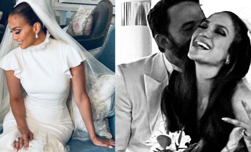 Jennifer Lopez wore three wedding dresses to marry Ben Affleck: A behind-the-scenes look at the stunning gowns