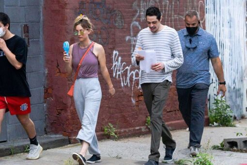 Kaley Cuoco and Pete Davidson both star in the upcoming romantic comedy ‘Meet Cute’