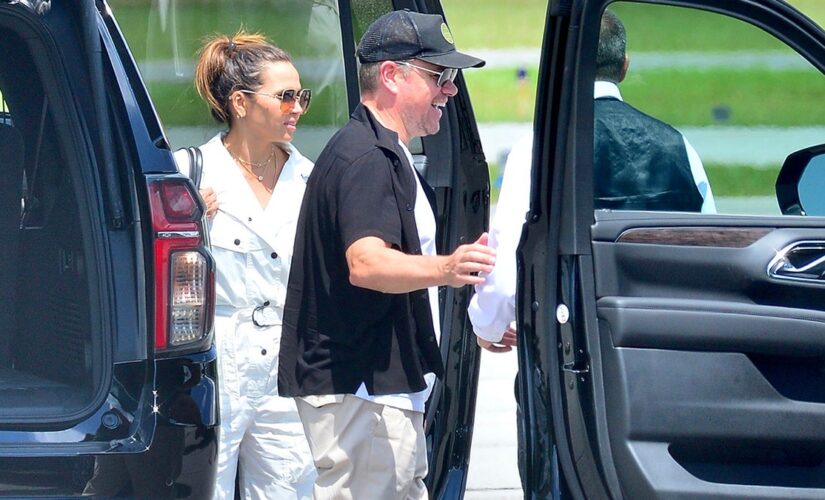 Matt Damon, his wife and other guests arrive in Georgia ahead of Ben Affleck, Jennifer Lopez’s wedding weekend