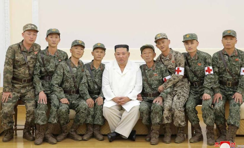 Kim Jung Un praises military medics after declaring victory over COVID last week