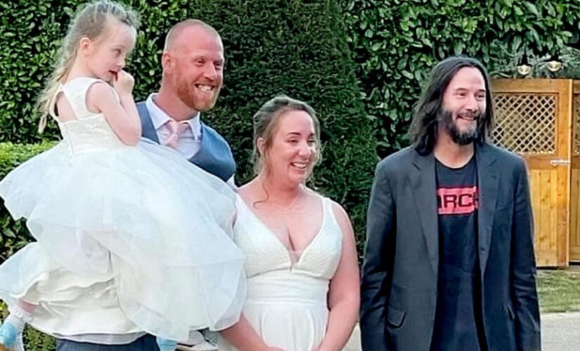 Keanu Reeves crashes couple’s wedding in England: ‘Out of this world’