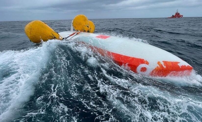 Spanish coast guard rescues French sailor trapped for 16 hours in capsized boat