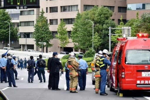 Japanese man sets himself on fire to protest Shinzo Abe funeral
