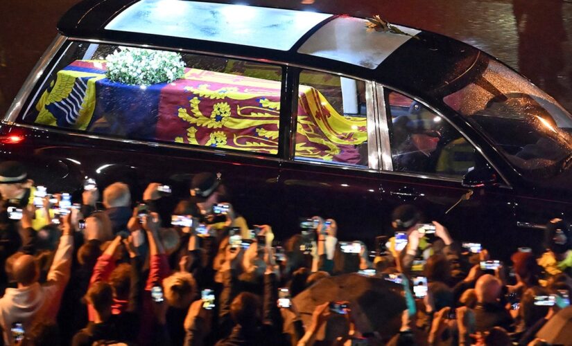 Photo Gallery: Queen Elizabeth’s Coffin Travels To London