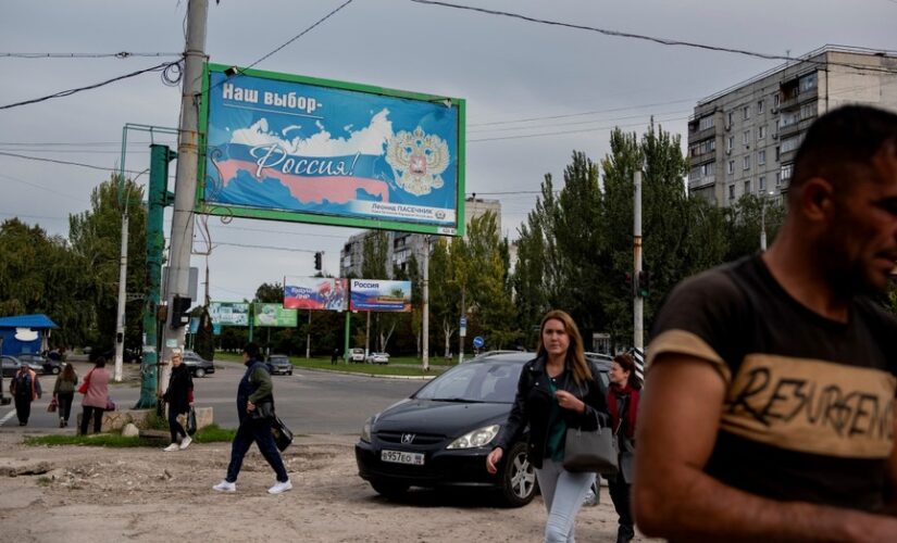 Ukrainians in Kremlin-backed territory vote whether to join Russia in ‘sham referenda’