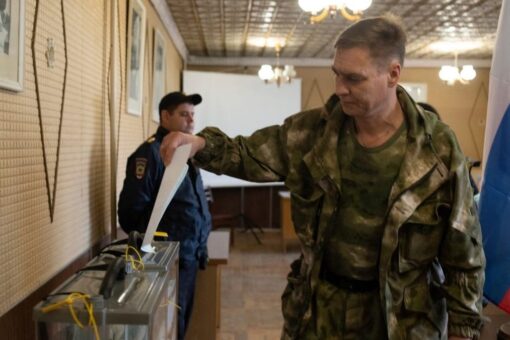 Putin expected to seize parts of Ukraine as ‘sham’ referendums end today