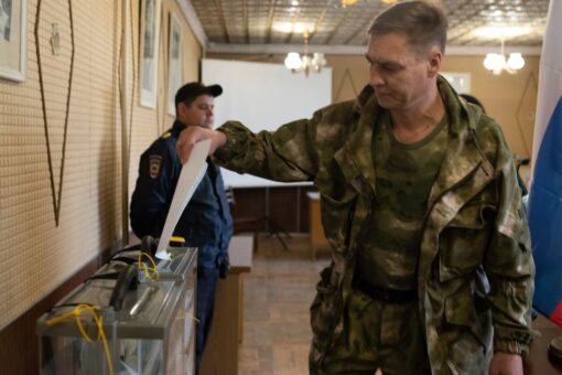 Russian proxies intimidate Ukrainians and force referendum vote on annexation: local official