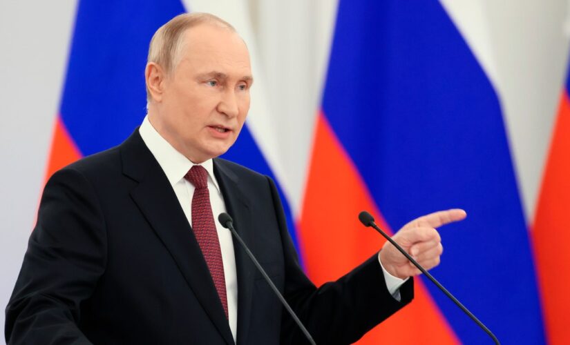 Putin swipes at US in hostile speech amid annexation of Ukraine, says it set ‘precedent’ for nuclear warfare