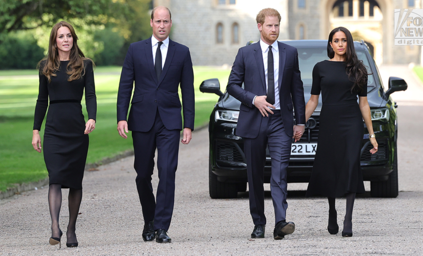 Prince William and Kate Middleton make surprise appearance with Prince Harry and Meghan Markle