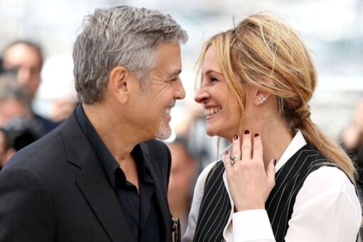 Julia Roberts, George Clooney joke filming one kiss for ‘Ticket to Paradise’ took ‘six months’ and ’80 takes’