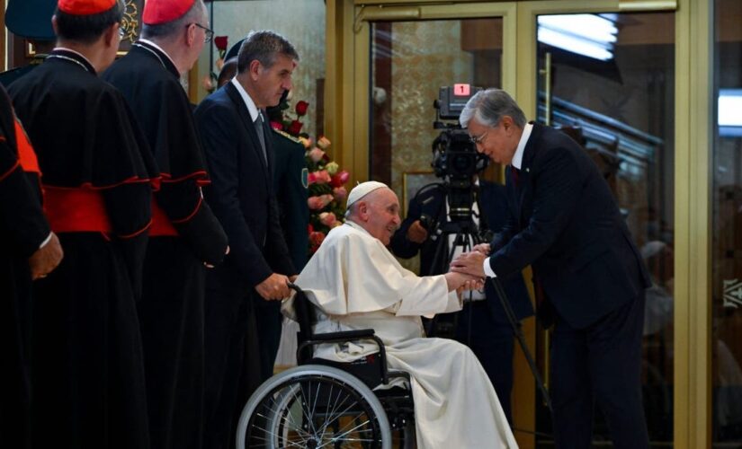 Pope Francis seen in wheelchair in trip to Kazakhstan, open to meeting with Chinese President Xi Jinping