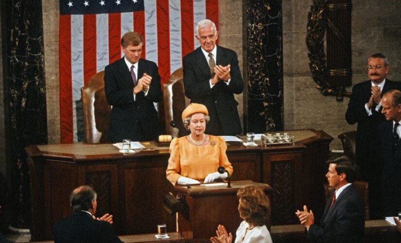 The queen and Congress: Elizabeth II addressed Capitol Hill lawmakers in 1991