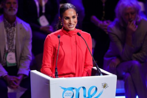 Meghan Markle gives first address since stepping down as senior royal: I ‘wondered if I was good enough’