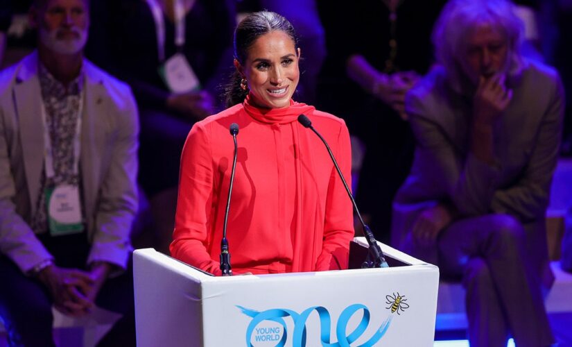 Meghan Markle gives first address since stepping down as senior royal: I ‘wondered if I was good enough’