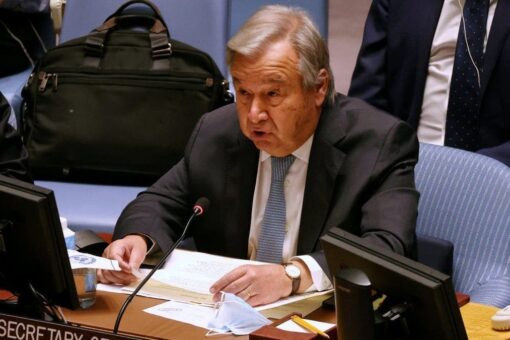 UN secretary-general says chances of Russia peace deal ‘minimal,’ working on food exports