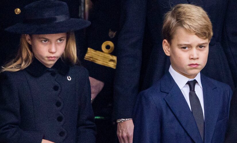 Princess Charlotte tells Prince George ‘You need to bow’ during Queen Elizabeth’s funeral