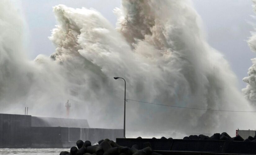 Storm hits Japan leaving at least 2 dead, 130K without power