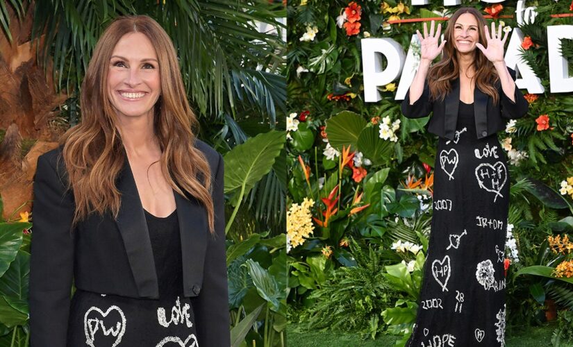 ‘Ticket to Paradise’ star Julia Roberts pays tribute to her family at movie premiere with sentimental dress