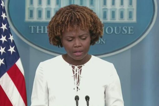 Karine Jean-Pierre hit with news of Queen’s death live during briefing: ‘That’s been confirmed?’