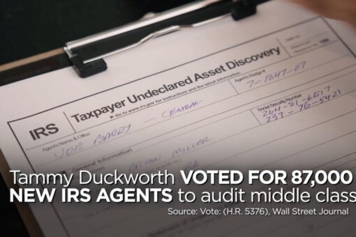 Illinois Republican Senate nominee targets IRS funding in first general election TV ad