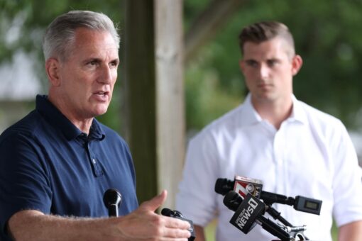 House GOP leader McCarthy showcases summer vacation spent boosting GOP candidates in push to win back majority