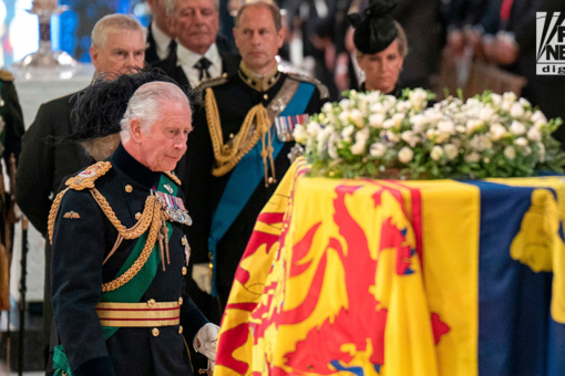 Queen Elizabeth II’s procession and thanksgiving service in pictures