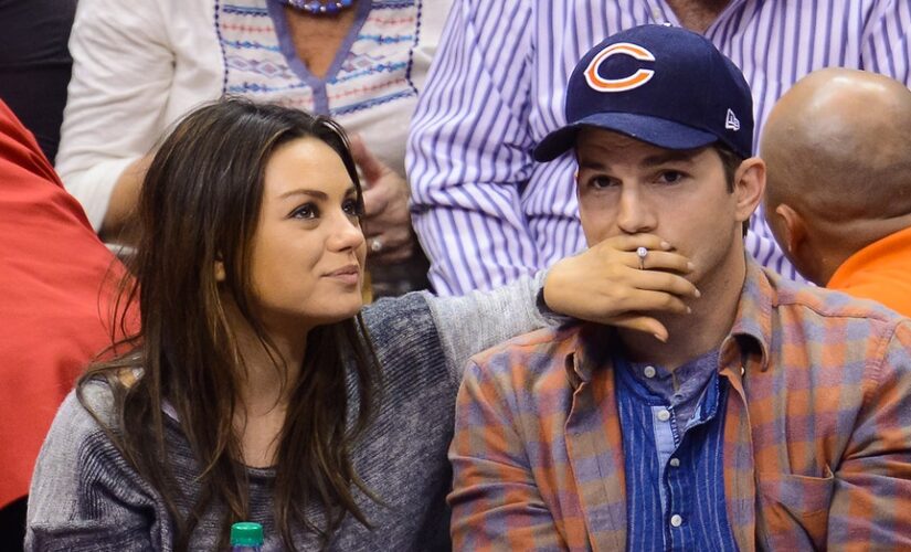 Mila Kunis explains the open door bathroom policy in her home with Ashton Kutcher