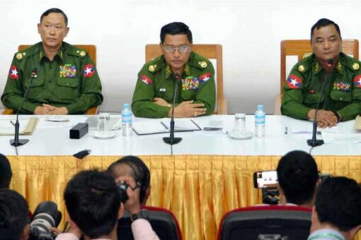 Myanmar’s military government accuses rebel forces of shooting at passenger plane