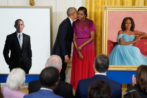 Obama returns to White House for portrait unveiling amid report of tension with Biden camp