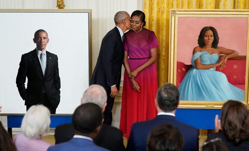 Obama returns to White House for portrait unveiling amid report of tension with Biden camp