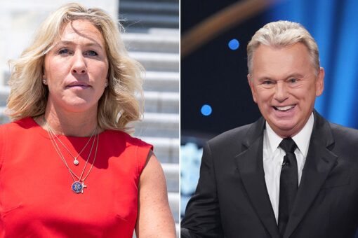 ‘Wheel of Fortune’ host Pat Sajak ripped on social media for photo with Marjorie Taylor Greene