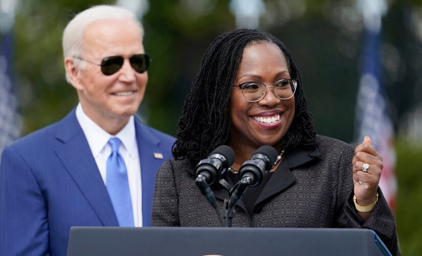 Biden, Harris join Ketanji Brown Jackson at investiture ceremony ahead of justice’s first term